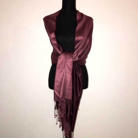 Ann Taylor Accessories - Ann Taylor | Pashmina | CoverUp| Shrug | Wrap | Pinksh Wine Burgundy Colors